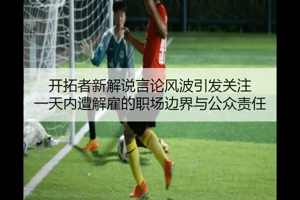 开拓者新解说言论风波引发关注 一天内遭解雇的职场边界与公众责任 - bandao